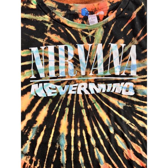 Nirvana Nevermind Tracklist Tie-Dye Tee - Picture 3 of 4